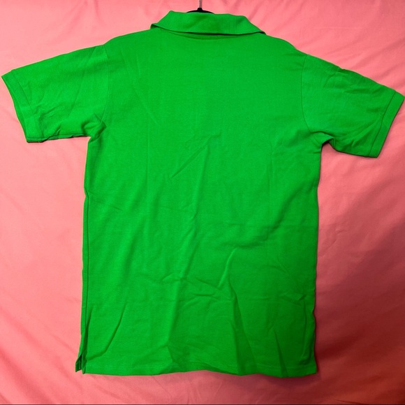 Green mens polo - Picture 3 of 3